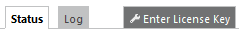 PRTG License Tabs
