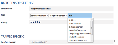 View and Edit Tags in Basic Sensor Settings&nbsp;
